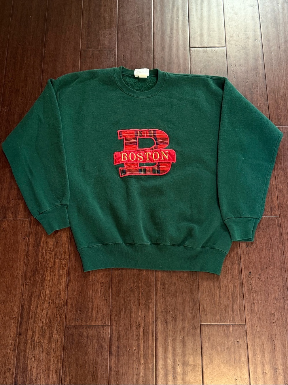 Lee Dark Green Boston Crewneck Sweater